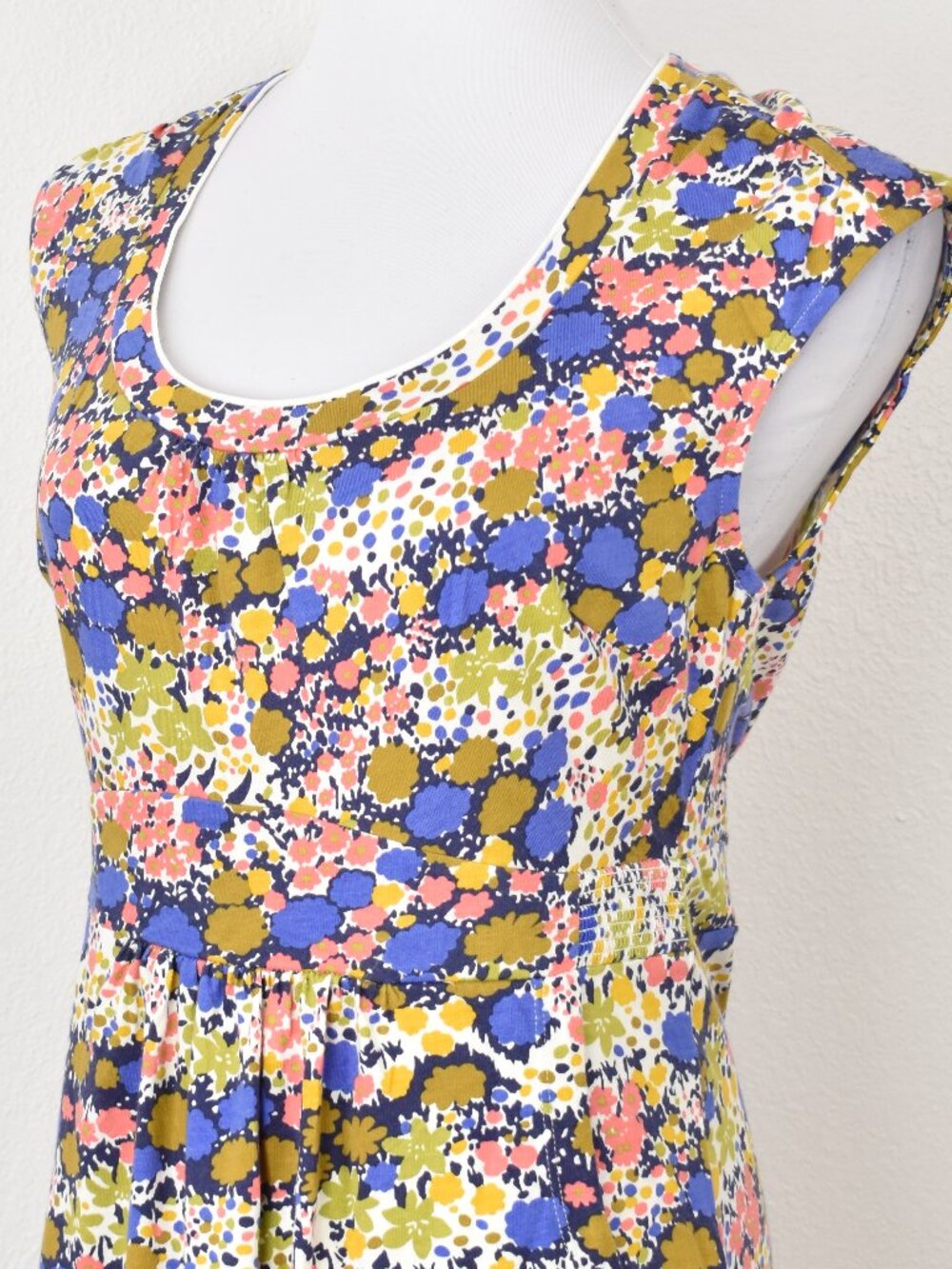 Boden Margot Casual Weekend Jersey Dress Floral - 8 - Picture 3 of 9